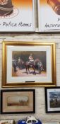 HORSE RACING PRINT