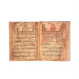 Section of a Caucasian Qur'an, manuscript on paper [likely Daghistan, dated 1153 AH (1740 AD)]