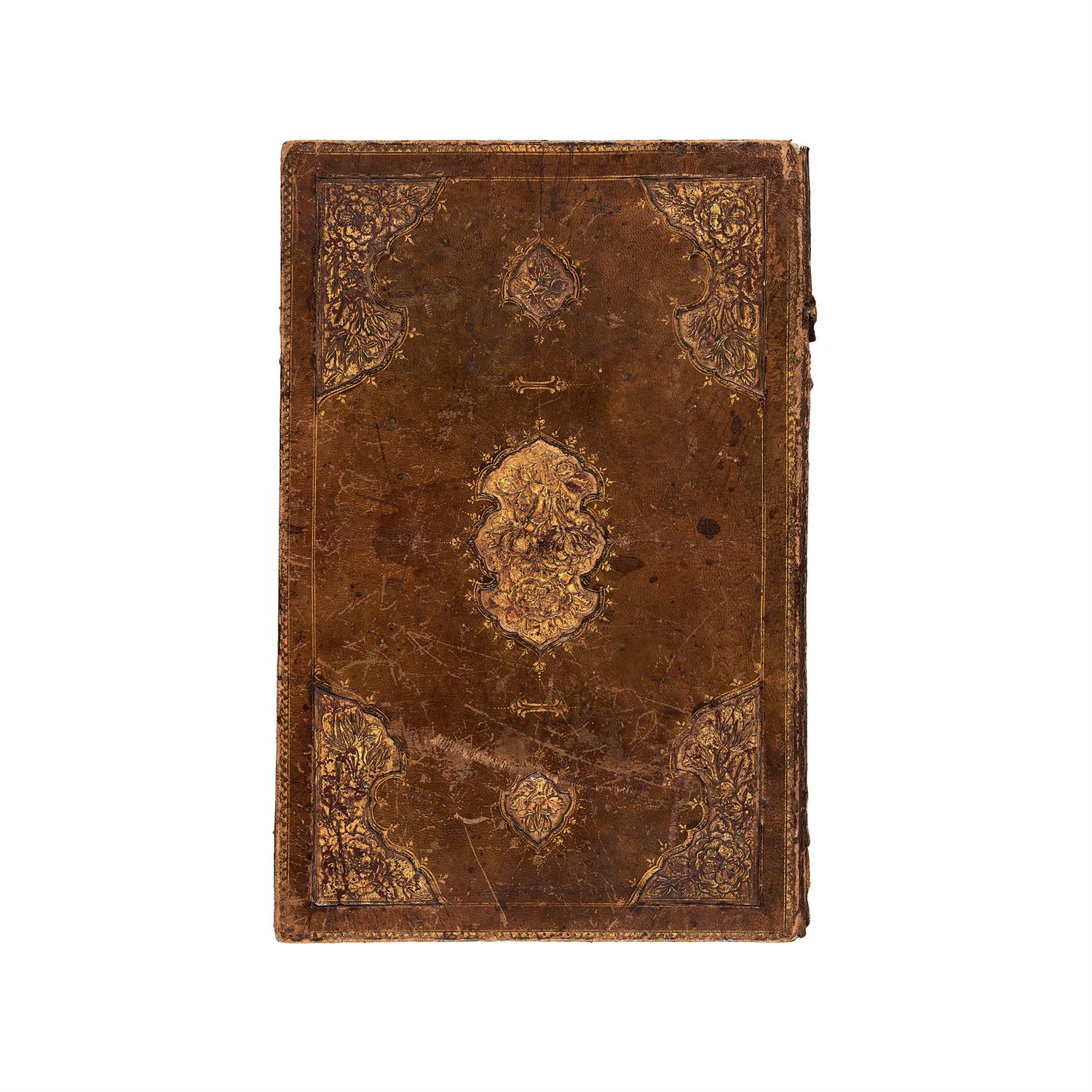 A Fine Safavid Binding, leather over pasteboards [Safavid Persia (possibly Shiraz) c. 1700]