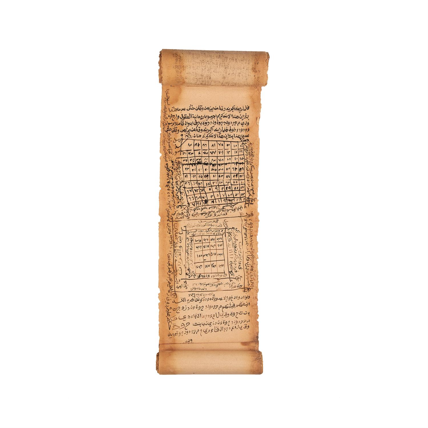 A lengthy talismanic scroll, manuscript on paper [probably Egypt, 18th century]