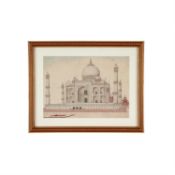 Taj Mahal, a large illustration on paper [India (probably Uttar Pradesh), late 19th century]