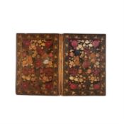 Two large conjoined boards for use as a binding [Mughal India, early 19th century]