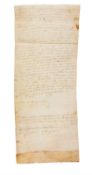 Charter in Spanish, signed in Arabic, manuscript document on parchment [Central Spain, 1312]