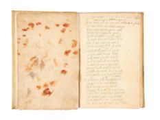 Ɵ Italian verse, with a Petrarch sonnet and erotic poetry, manuscript on paper [Italy, 16th century]