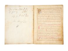 Confraternity of St.Nicholas de Tolentino, in Spanish, manuscript on parchment [Spain, 16th century]