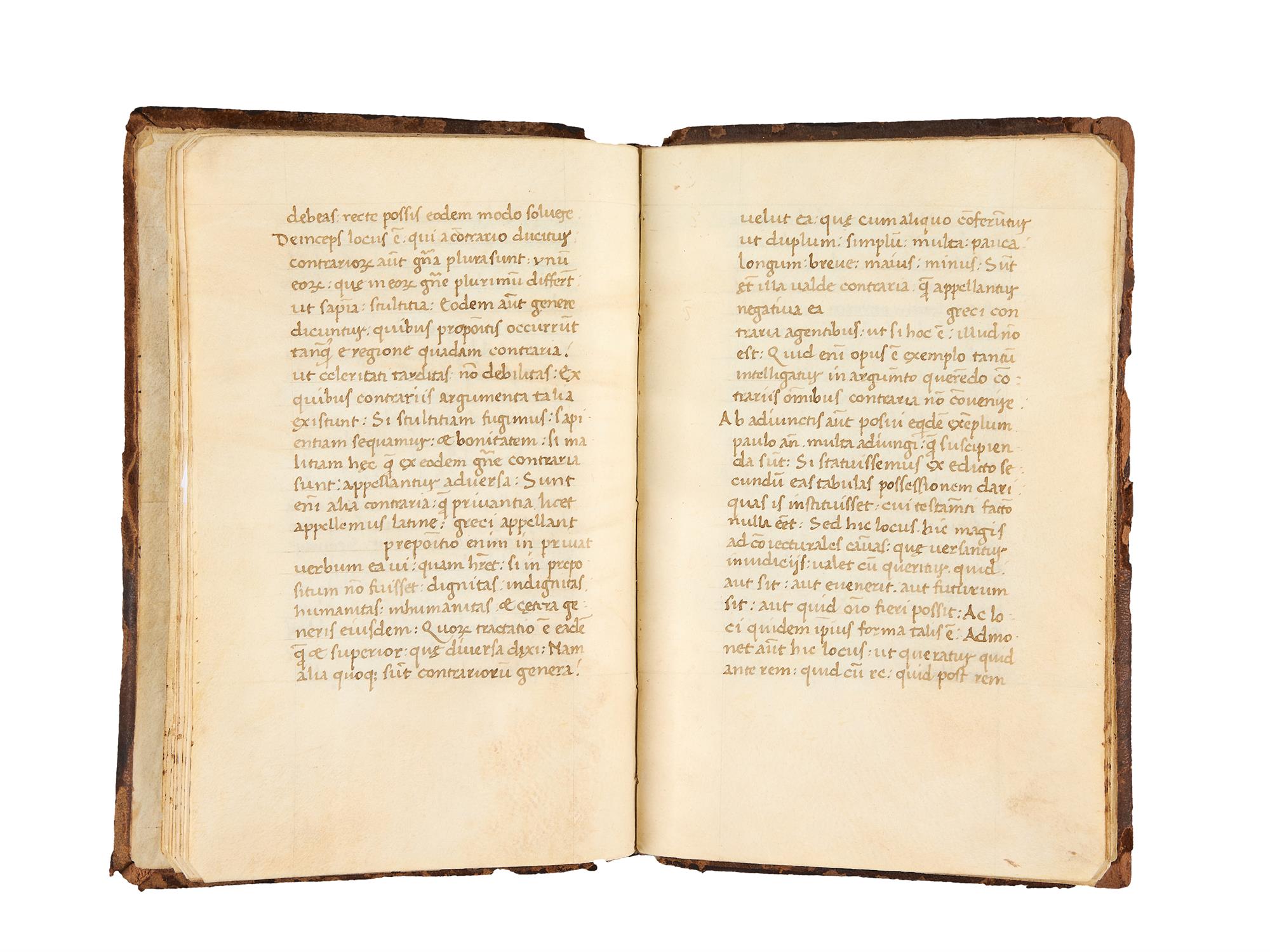 Ɵ Cicero, Topica, in Latin, humanist manuscript on parchment [Italy (Florence), mid-15th century] - Image 5 of 5