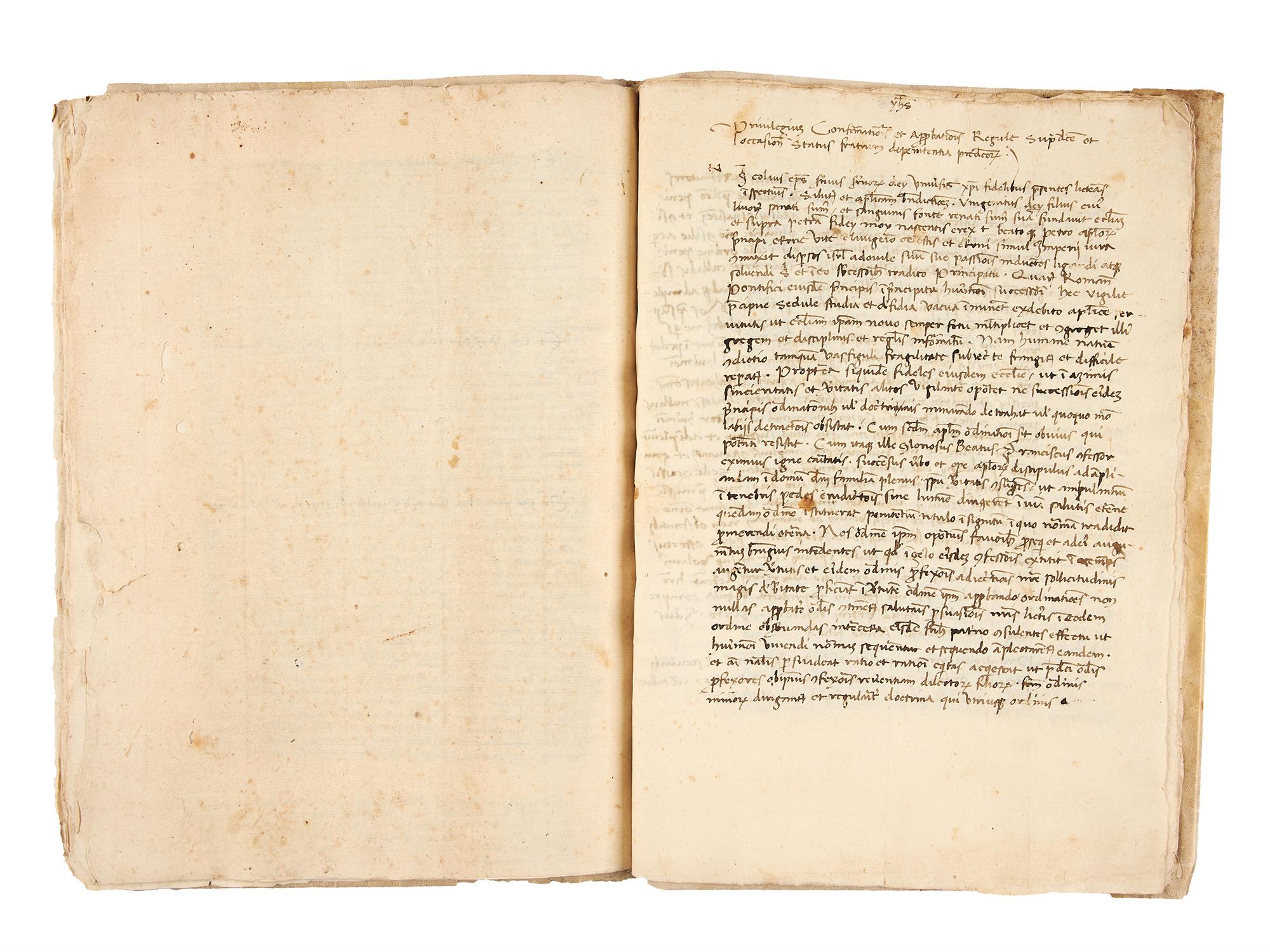 Ɵ Giovanni da Capestrano, Legal opinions, in Latin, manuscript on paper [Italy, 15th century] - Image 4 of 4