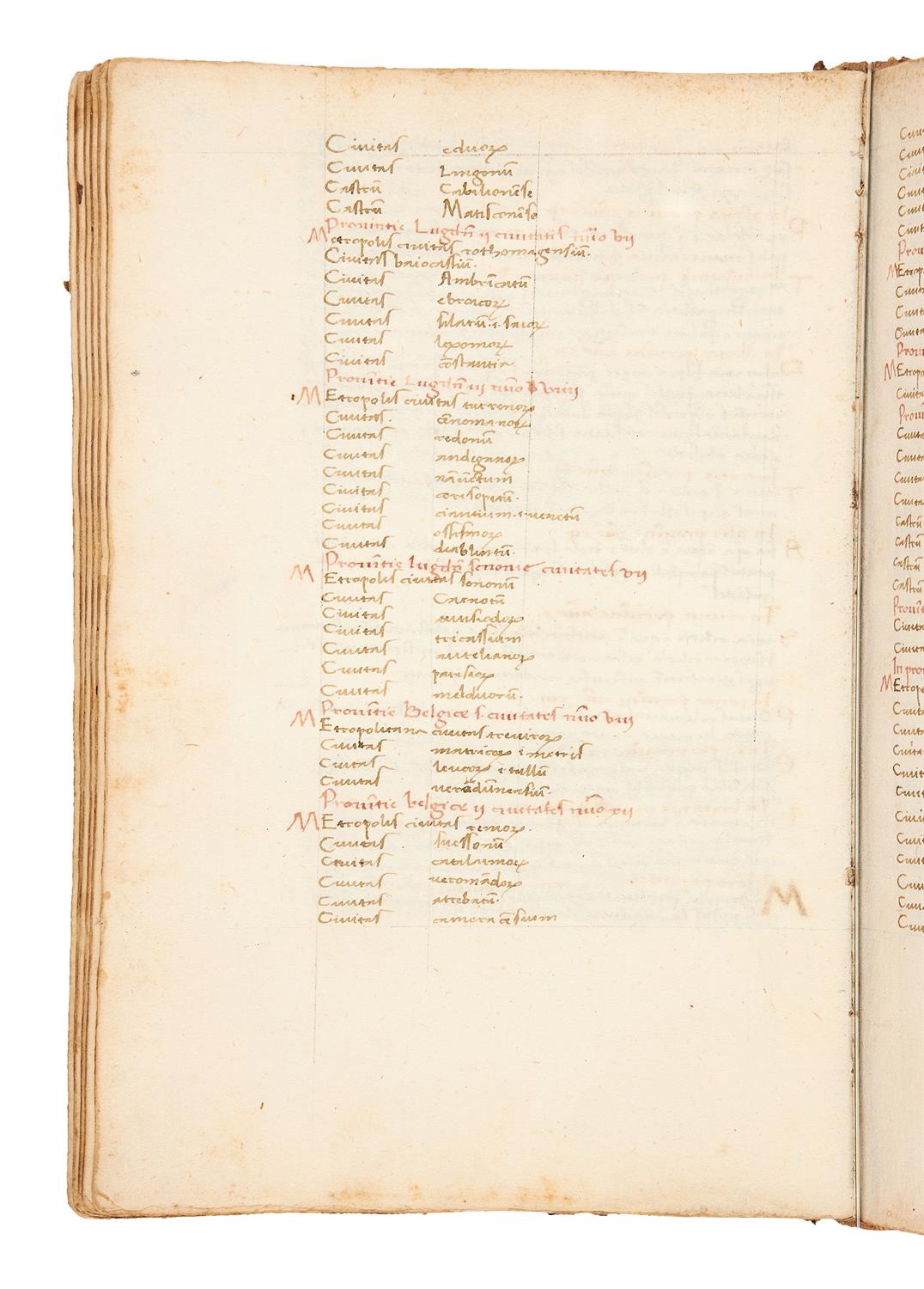 Geographical compendium with Vibius Sequester and other authors, manuscript on paper [Italy, c.1477] - Image 4 of 6
