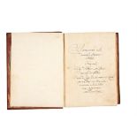 Ɵ Manuscritto delle Famiglie Romane Nobili, in Italian, manuscript on paper [Italy, 18th century]