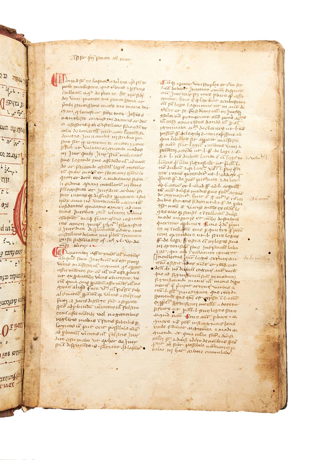 Ɵ Legal compendium, manuscript on paper [Italy, late 14th century or the early 15th century]