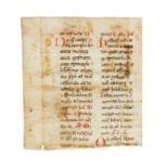 Ɵ Missal, in Latin, manuscript on parchment [Southern Italy, 14th century]