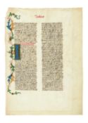 Ɵ Bohemian Bible, in Latin, manuscript on parchment [Bohemia (probably Prague), c. 1430]