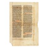 Ɵ Augustine, Enarrationes in Psalmos, in Latin, manuscript on parchment [England, 12th century]