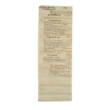 Eight English estate documents, manuscripts on parchment or paper [England, 17th and 18th century]