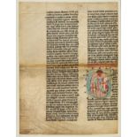 Ɵ Vitae sanctorum, in Latin, manuscript on parchment [Germany, Rhineland, c.1300]