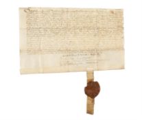 Documents from Dunfermline Abbey, manuscripts on parchment [Scotland 1557 & 1566]