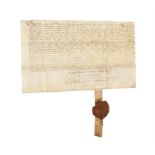 Documents from Dunfermline Abbey, manuscripts on parchment [Scotland 1557 & 1566]