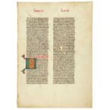 Ɵ Bible manuscript on parchment [Austria or southern Germany, second half of fifteenth century]