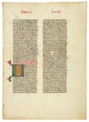 Ɵ Bible manuscript on parchment [Austria or southern Germany, second half of fifteenth century]