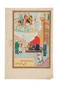 Ɵ "Kem" Kimon E Marengo. Set of 5 World War II propaganda posters depicting adaptations of Shahnameh