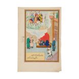 Ɵ "Kem" Kimon E Marengo. Set of 5 World War II propaganda posters depicting adaptations of Shahnameh