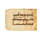 Leaf from a Kufic Quran, on parchment [Near East (probably Damascus, Syria), tenth century]