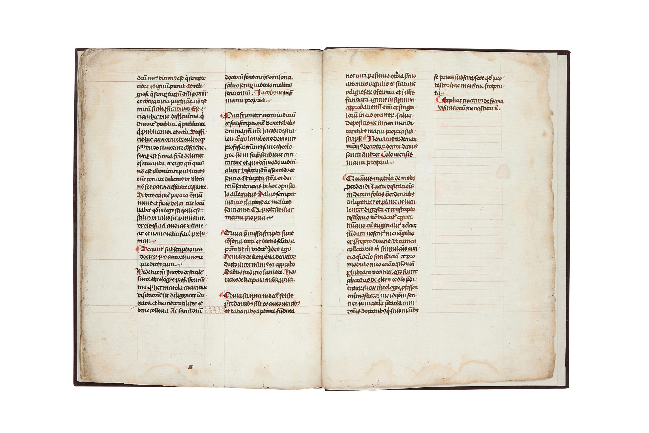 Ɵ Werner Rolevinck, De fraterna correctione and Tractatulus de forma visitationum, - Image 4 of 4