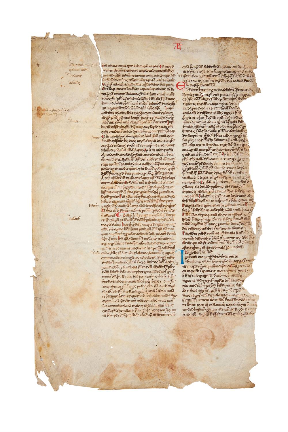 John of St-Amand, Concordantiae, a medical compendium of Greek and Arabic authorities