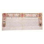 Cardinal Carlo Carafa, Letters Patent granting the office of count of the Sacred Palace