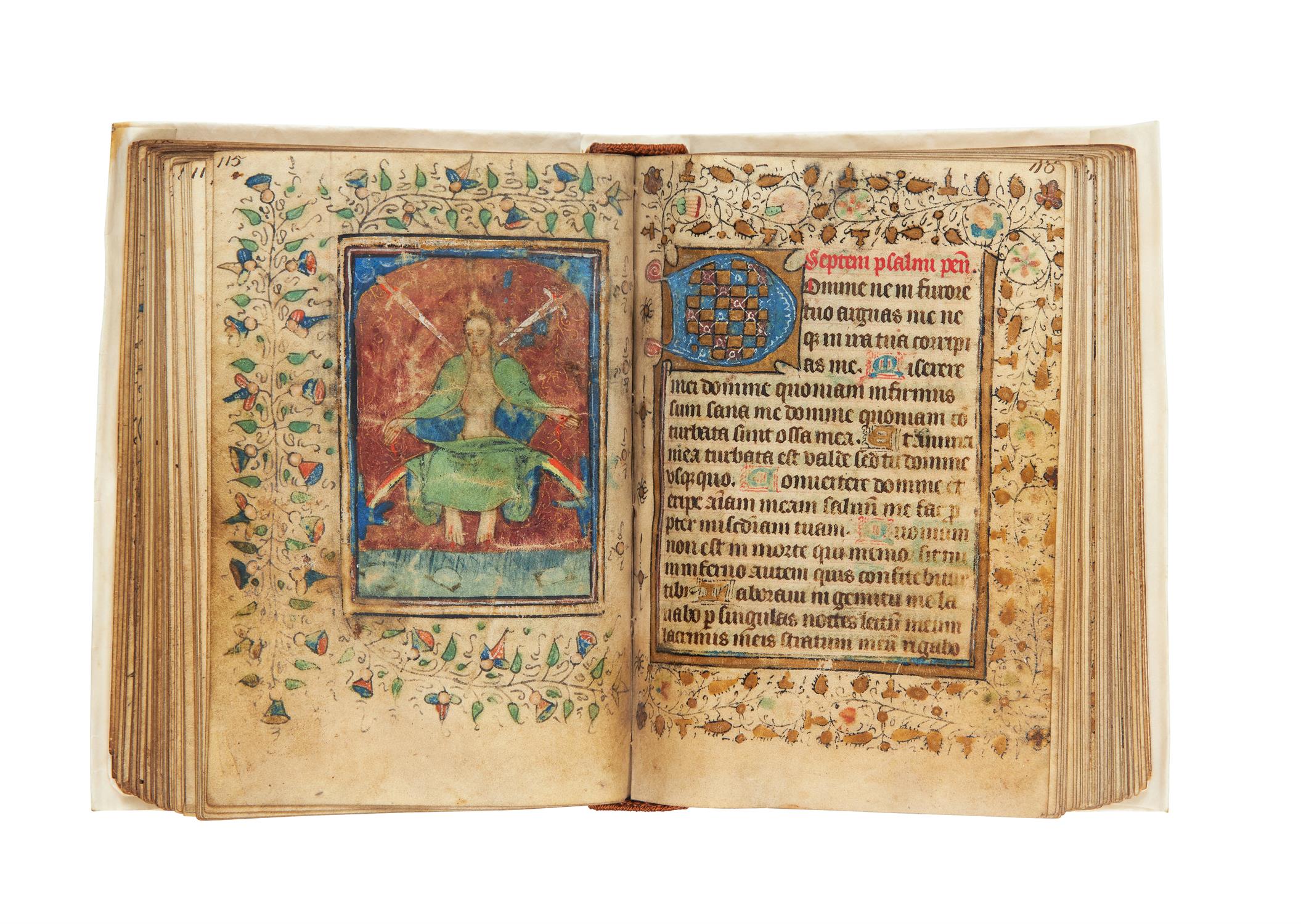 Ɵ Book of Hours, Use of Sarum, in Latin with Middle English inscription, illuminated manuscript - Image 5 of 5