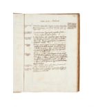 Ɵ Two volumes containing collections of mottos and notes on ethics, in Italian, manuscripts on paper