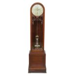 A 19th century mahogany cased Regulator the dial inscribed Frederick Booth Brighton