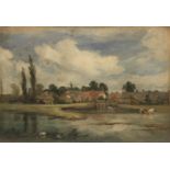 William Simson (British, 1800-1847) English Village - Suffolk