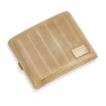 A 9ct gold cigarette case by WN