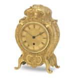 A 19th century gilt brass timepiece The movement engraved William Payne, 163 New Bond Street, Lo...