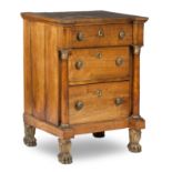 A 19th century Piedmont fruitwood commode