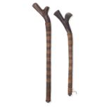 Two spurred 'Snake' clubs, Fiji Islands Gata