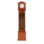 An early 20th century mahogany long case clock, of diminutive size