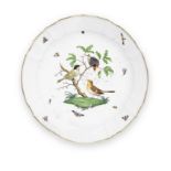 A Meissen large circular dish Early 19th Century