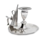 A George III silver chamberstick by William Abdy II, London 1798