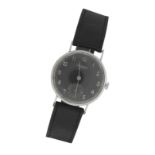 Universal: A Stainless steel manual wind wristwatch