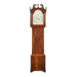 A 19th century mahogany longcase clock The dial inscribed 'Sam Ritchie, Forfar'