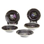 A set of six Meissen plates Circa 1900