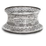 An early 20th century Irish silver dish ring by Edmond Johnson, Dublin 1911