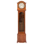 An early 20th century mahogany long case clock, of diminutive size