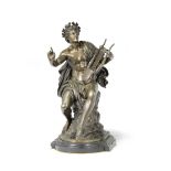 Mathurin Moreau (French, 1822–1912): A late 19th century French bronze figure of Apollo