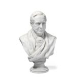 Of Australian (Melbourne) interest: Edward Onslow Ford (British, 1852–1901): A carved white marbl...