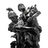 After Pierre Lepautre (French, 1660-1744): A 19th century patinated bronze figural group of Anchi...