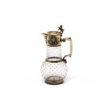 A Victorian silver-gilt-mounted claret jug John Figg, London 1870