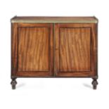 A Regency mahogany side cabinet